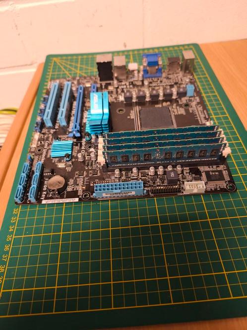 Asus M5A78L-M/USB3 AM3+ incl. 16GB evt. FX-8350, Computers en Software, Moederborden, Zo goed als nieuw, DDR3, Ophalen of Verzenden
