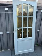 Opdekdeur 83x211 met glas, Ophalen, Gebruikt, 80 tot 100 cm, Binnendeur