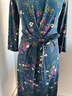 King Louie maat L blauwe bloemen jurk 2889, Blauw, Maat 42/44 (L), Ophalen of Verzenden, Zo goed als nieuw