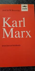 Prof.dr.W.Banning/Karl Marx, Ophalen of Verzenden, Gelezen, Prof.dr.W.Banning, Overige wetenschappen