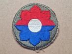 WWII US 9th Infantry Division patch, Verzenden, Amerika, Embleem of Badge