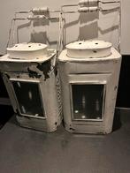 Twee oude lantaarns, Ophalen of Verzenden, Gebruikt