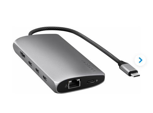 Satechi Dockingstation 8K Ethernet Adapter Zo Goed Als Nieuw, Computers en Software, Dockingstations, Zo goed als nieuw, Docking station