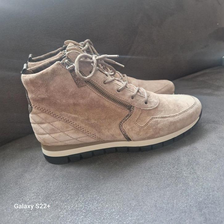 Nieuwe Gabor Veterboots Suède Maat 40.5, Kleding | Dames, Schoenen, Nieuw, Lage of Enkellaarzen, Beige, Ophalen of Verzenden