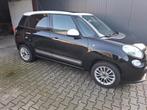 Fiat 500L 0.9 Twinair 2013 Zwart, Auto's, Lichtsensor, Stof, Zwart, Handgeschakeld