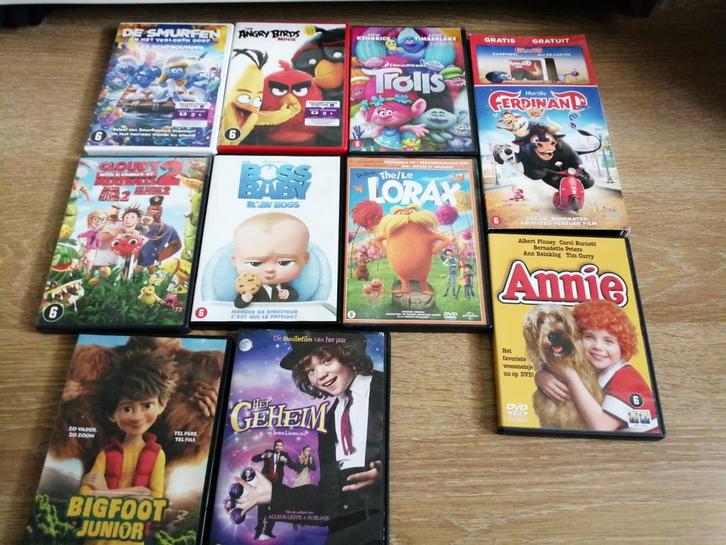 DVD Collectie Kinderfilms - 10 Stuks, Cd's en Dvd's, Dvd's | Kinderen en Jeugd, Zo goed als nieuw, Film, Avontuur, Alle leeftijden