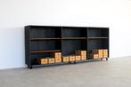 vintage werkbank | dressoir | schoolkast | jaren 60, Teakhout, Met plank(en), Gebruikt, .