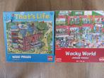 2 puzzels, Ophalen of Verzenden, 500 t/m 1500 stukjes, Zo goed als nieuw