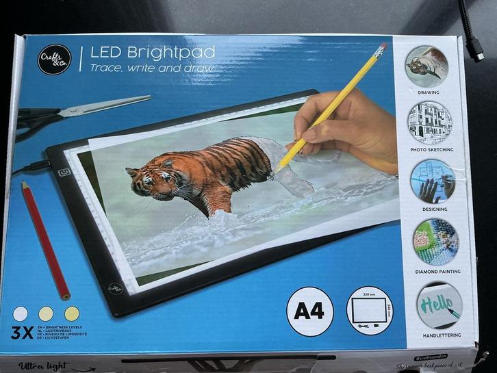 LED Brightpad - Tekenbord- Diamondpainting, Computers en Software, Android Tablets, Nieuw, Ophalen of Verzenden