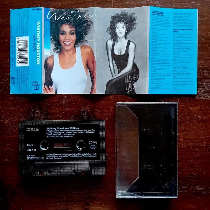 Whitney Houston - Whitney cassette tape dance pop soul, Cd's en Dvd's, Cassettebandjes, Gebruikt, Pop, 1 bandje, Ophalen of Verzenden