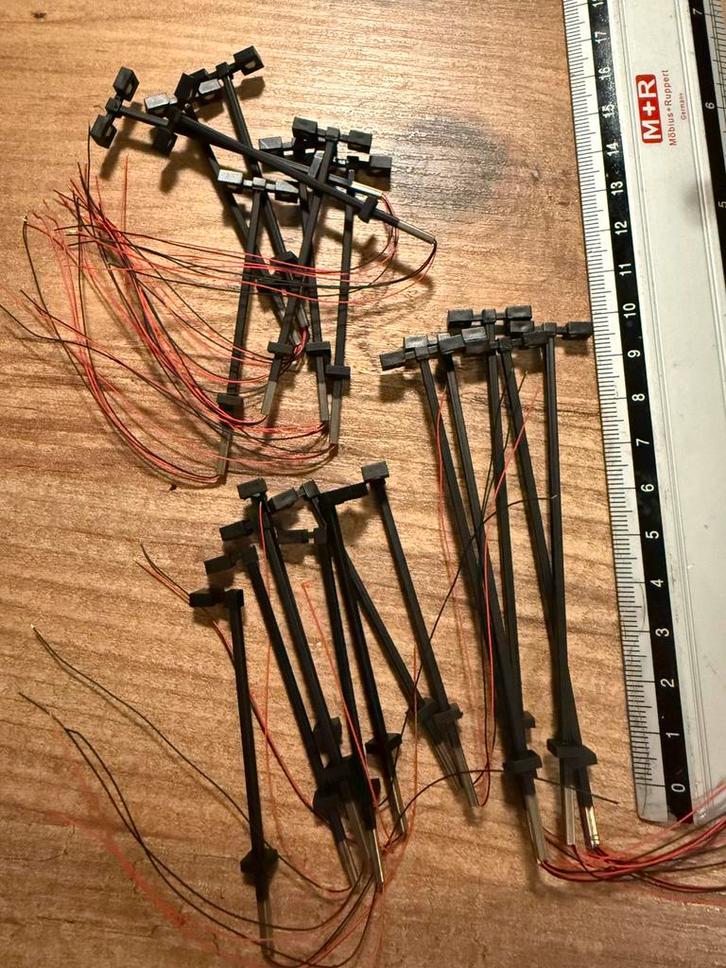 Lantaarnpalen Set | H0 spoor | 21stk, Hobby en Vrije tijd, Modeltreinen | H0, Nieuw, Overige typen, Gelijkstroom, Overige merken