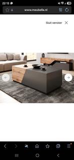 Nieuwe salon tafel - nog in doos!, Ophalen, Overige houtsoorten, Nieuw, Modern