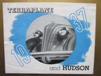 1937 TERRAPLANE & HUDSON folder, Engels, Ophalen of Verzenden, Zo goed als nieuw, Overige merken