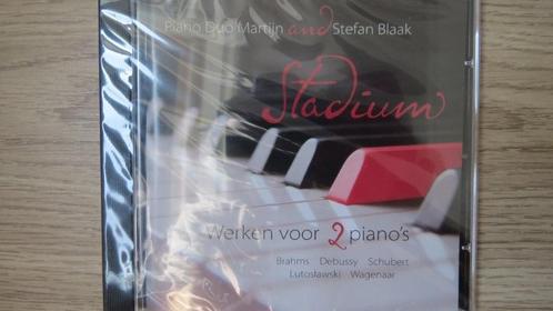 Cd: Stadium, Piano Duo Martijn en Stefan Blaak, 2 piano's, Cd's en Dvd's, Cd's | Klassiek, Nieuw in verpakking, Kamermuziek, Ophalen
