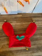 Kabouter Plop muts junior rood 3-7 jaar, Kinderen en Baby's, Carnavalskleding en Verkleedspullen, Ophalen of Verzenden, Zo goed als nieuw