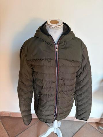 Moncler gewatteerd jack donsvullingcapuchon  S   khaki groen beschikbaar voor biedingen