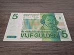 UNC biljet 5 gulden Vondel 1973, oudste type wigv. snijteken, Postzegels en Munten, Bankbiljetten | Nederland, Ophalen of Verzenden
