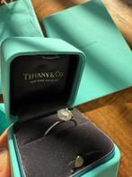 Tiffany & Co diamanten ring platina, Ophalen of Verzenden, Zo goed als nieuw, Dame, Goud