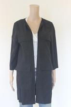 H&M zwart leatherlook jasje maat 38, Maat 38/40 (M), H&M, ., Zwart