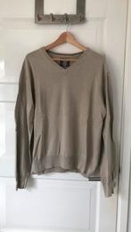 Hema heren katoenen trui beige bruin zand maat M, Hema, Maat 48/50 (M), Beige, Ophalen of Verzenden