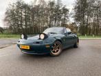 Mazda MX-5 NA, 1.6L 1996 British Racing Green, Achterwielaandrijving, 40 €/maand, Zwart, Handgeschakeld