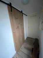2 Houten schuif/roldeuren met rolsysteem - zelf demonteren, Doe-het-zelf en Verbouw, Deuren en Horren, Ophalen
