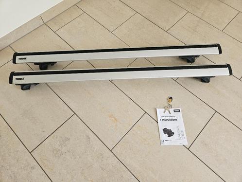 Thule dakdragerset Rapid System 757 : voeten + wing bar, Auto diversen, Dakkoffers, Zo goed als nieuw, Ophalen
