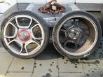 4 Abarth velgen bandenmaat 205/40, Auto-onderdelen, Banden en Velgen, Ophalen, Gebruikt, Banden en Velgen, 17 inch