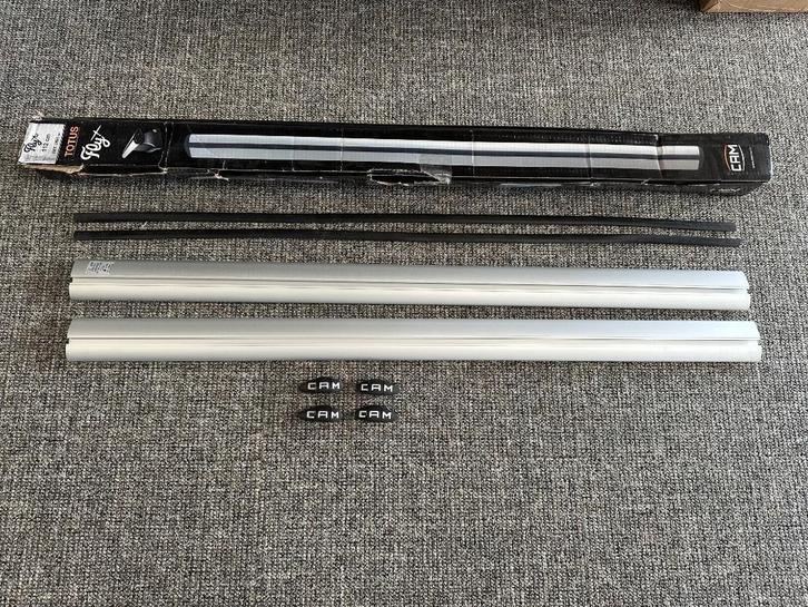 CAM FlyBar dakdragerstangen aluminium 112cm - type 2825, Auto diversen, Dakdragers, Nieuw, Ophalen