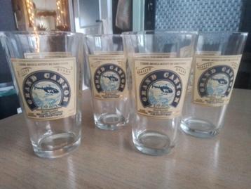 4 Vintage grote Amerikaanse limonade glazen, Grand Canyon beschikbaar voor biedingen