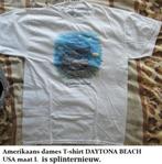 nieuw Amerikaans T-shirt dames,. DAYTONA BEACH. maat L, Ophalen of Verzenden, Nieuw, Korte mouw