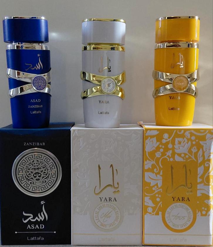 Lattafa Parfum - Asad & Yara Collectie, Sieraden, Tassen en Uiterlijk, Uiterlijk | Parfum, Nieuw, Ophalen of Verzenden