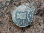 Nederlandse Antillen 25 gulden 1998 zilver, Ophalen of Verzenden, Koningin Juliana, Zilver