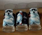 Coca Cola glazen(3x) 1997 -Polar Bear collectie- nieuwstaat, Verzamelen, Ophalen of Verzenden, Nieuw, Frisdrankglas