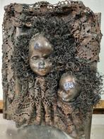 decoratie dakpan met gezichten, Ophalen of Verzenden, 'T Olde Gre-j, Info@toldegrej.nl, Endepoelstraat 20f Didam