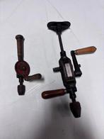 Twee antieke houtboren, Antiek en Kunst, Antiek | Gereedschap en Instrumenten, Ophalen of Verzenden