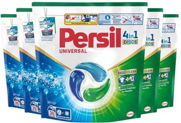 5x Persil Wasmiddel Discs Universal 35 stuks (175 wasbeurten beschikbaar voor biedingen