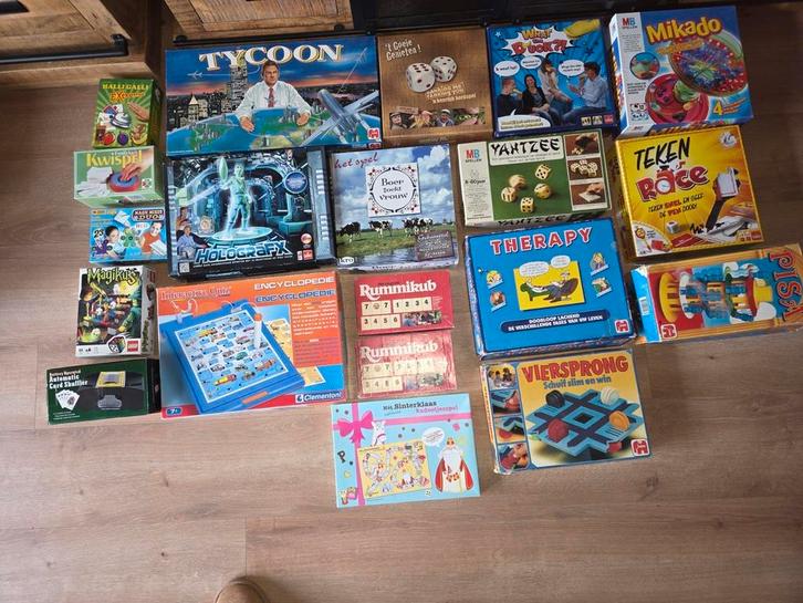 20  bord.vraag,spellen sommige nog nieuw ., Hobby en Vrije tijd, Gezelschapsspellen | Bordspellen, Zo goed als nieuw, Ophalen of Verzenden