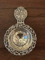 Antieke Thee Zeefjes (5 stuks) verzilverd, Antiek en Kunst, Antiek | Goud en Zilver, Ophalen of Verzenden, Zilver