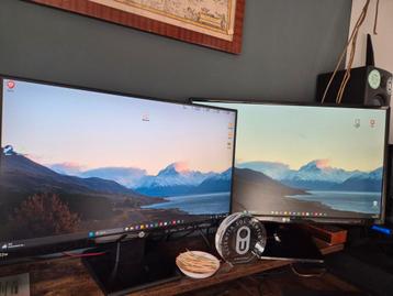 2 Monitoren: LG & HP - 1080p, 60/70Hz beschikbaar voor biedingen