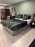 Boxsping Luxe Van Landschoot model Fjord 180x210 Niagara, Ophalen, 210 cm, 180 cm, Grijs