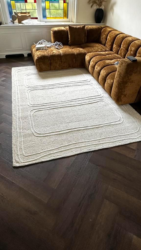 Nous living vloerkleed ivoor nieuw, Huis en Inrichting, Stoffering | Tapijten en Kleden, Nieuw, 150 tot 200 cm, 200 cm of meer