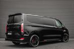 Ford Transit Custom 340 L2H1 Limited 65 kWh 218PK / JB- EDIT, Auto's, Bestelauto's, Zwart, 4 cilinders, Zwart, Adaptive Cruise Control