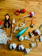 Antieke kerstballen en ornamenten vintage kerstversiering, Antiek en Kunst, Ophalen of Verzenden