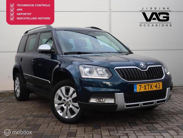 Skoda Yeti 1.2 TSI Trekhaak Xenon Alcantara Stoelverwarming, Auto's, Skoda, Bedrijf, Te koop, Yeti, ABS, Airbags, Airconditioning