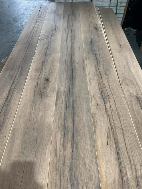 34m2 oud eiken multiplank vintage boederij vloer uniek!, Doe-het-zelf en Verbouw, Vloerdelen en Plavuizen, Gebruikt, Parket, Hout