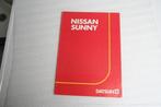 Folder Nissan Sunny (1982) (25), Boeken, Auto's | Folders en Tijdschriften, Ophalen of Verzenden, Nieuw, Nissan