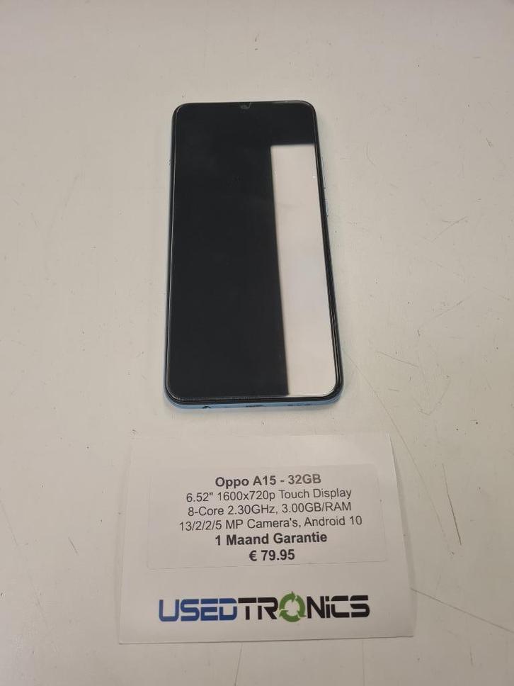 Oppo A15 - 32GB, Telecommunicatie, Mobiele telefoons | Toebehoren en Onderdelen, Gebruikt, Overige merken, Overige typen, Ophalen of Verzenden