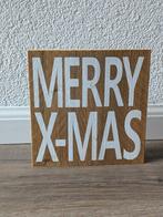 Wandbord met kerst tekst, Diversen, Ophalen of Verzenden