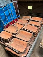 Oude holle dakpannen oranje rood terracotta, Doe-het-zelf en Verbouw, Dakpannen en Dakbedekking, Ophalen, Gebruikt, Steen of Klei